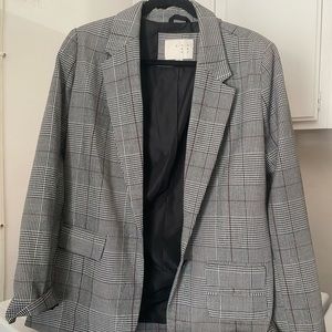 A new day plaid blazer